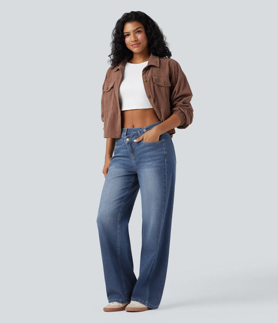 Silhouetten-Essenz-Jeans
