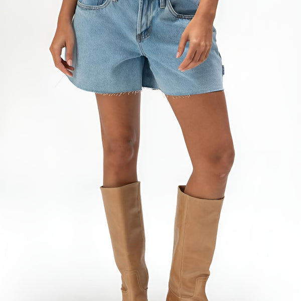 Effortless Muse Denim Shorts
