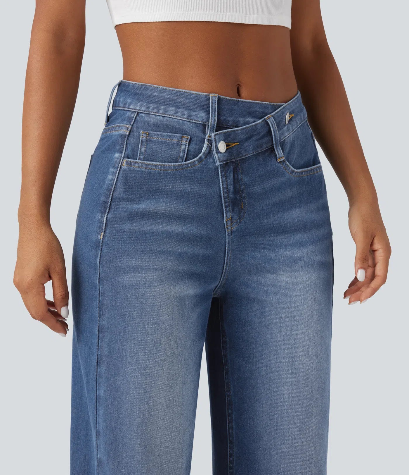 Silhouetten-Essenz-Jeans