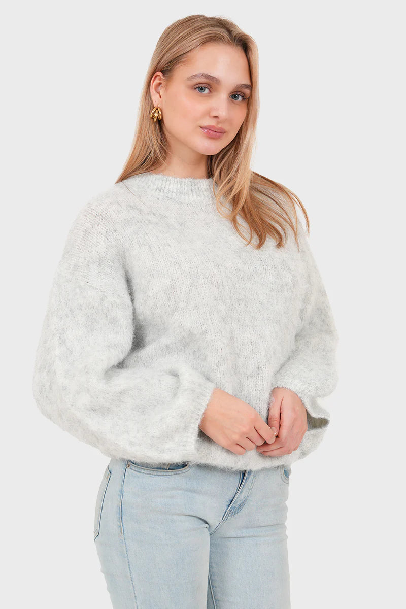 “Ame” stone sweater