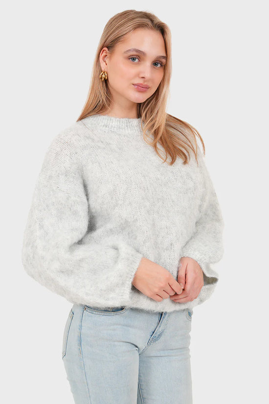 “Ame” stone sweater