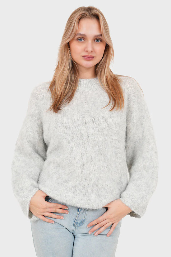 “Ame” stone sweater