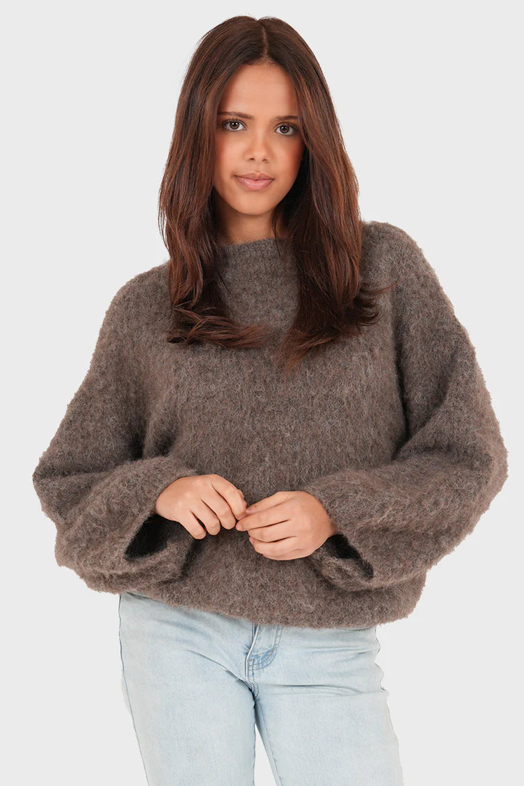 “Ame” stone sweater