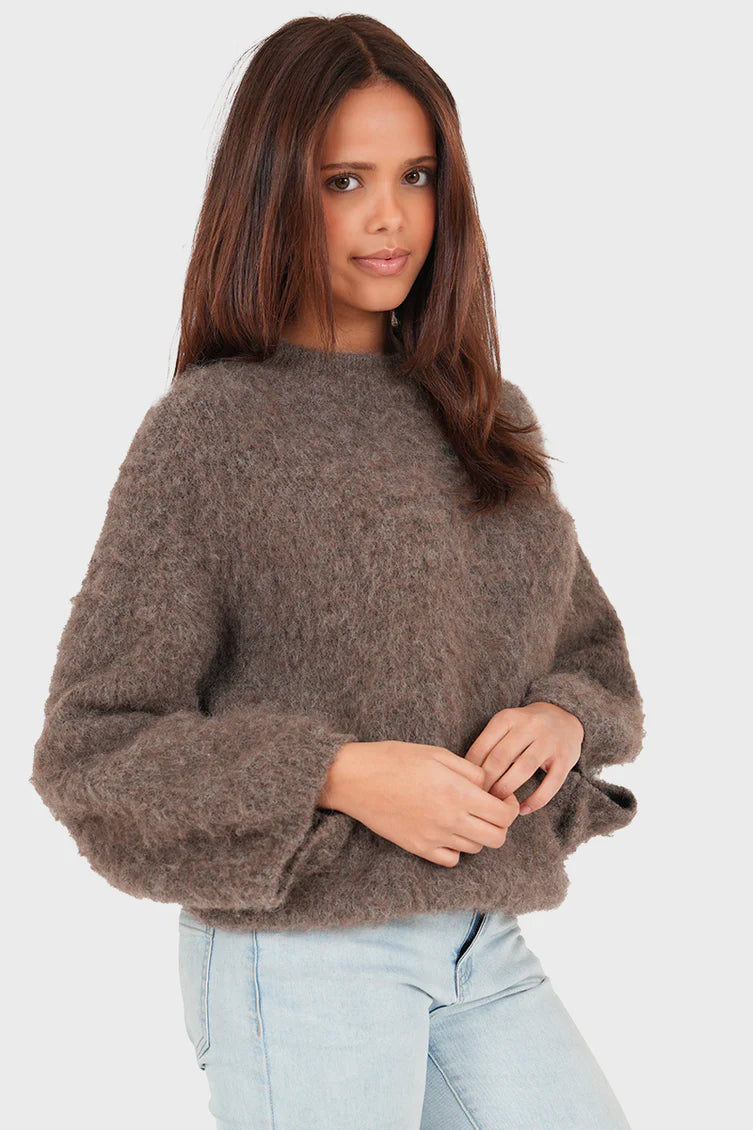 “Ame” stone sweater