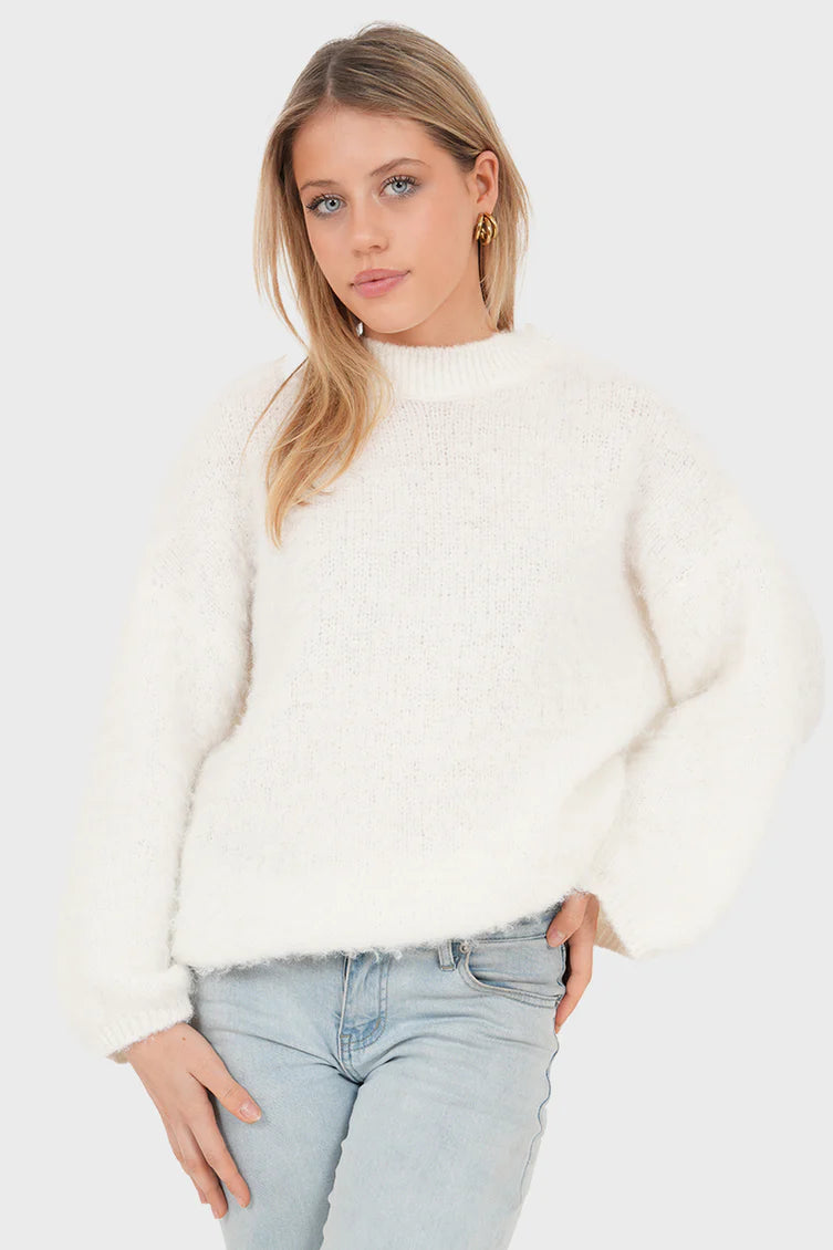 “Ame” stone sweater