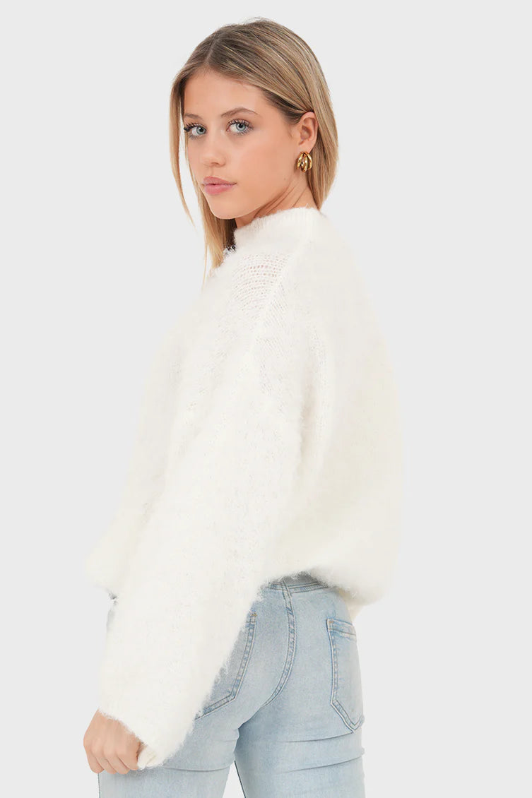 “Ame” stone sweater