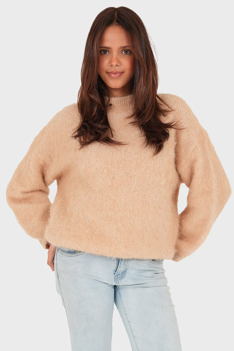 “Ame” stone sweater