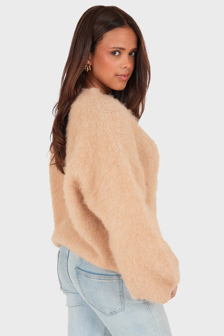 “Ame” stone sweater