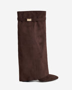 Wildlederstiefel Lavista kniehoch - Braun