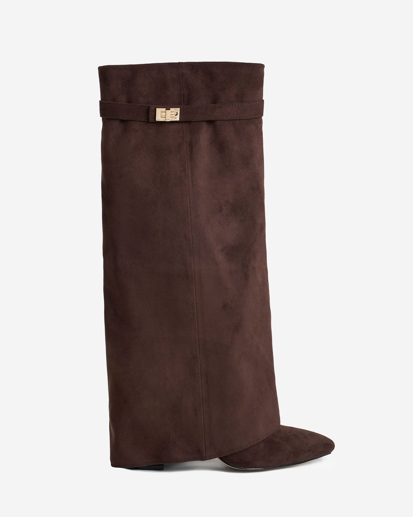 Bottes en daim Lavista hauteur genou - Marron
