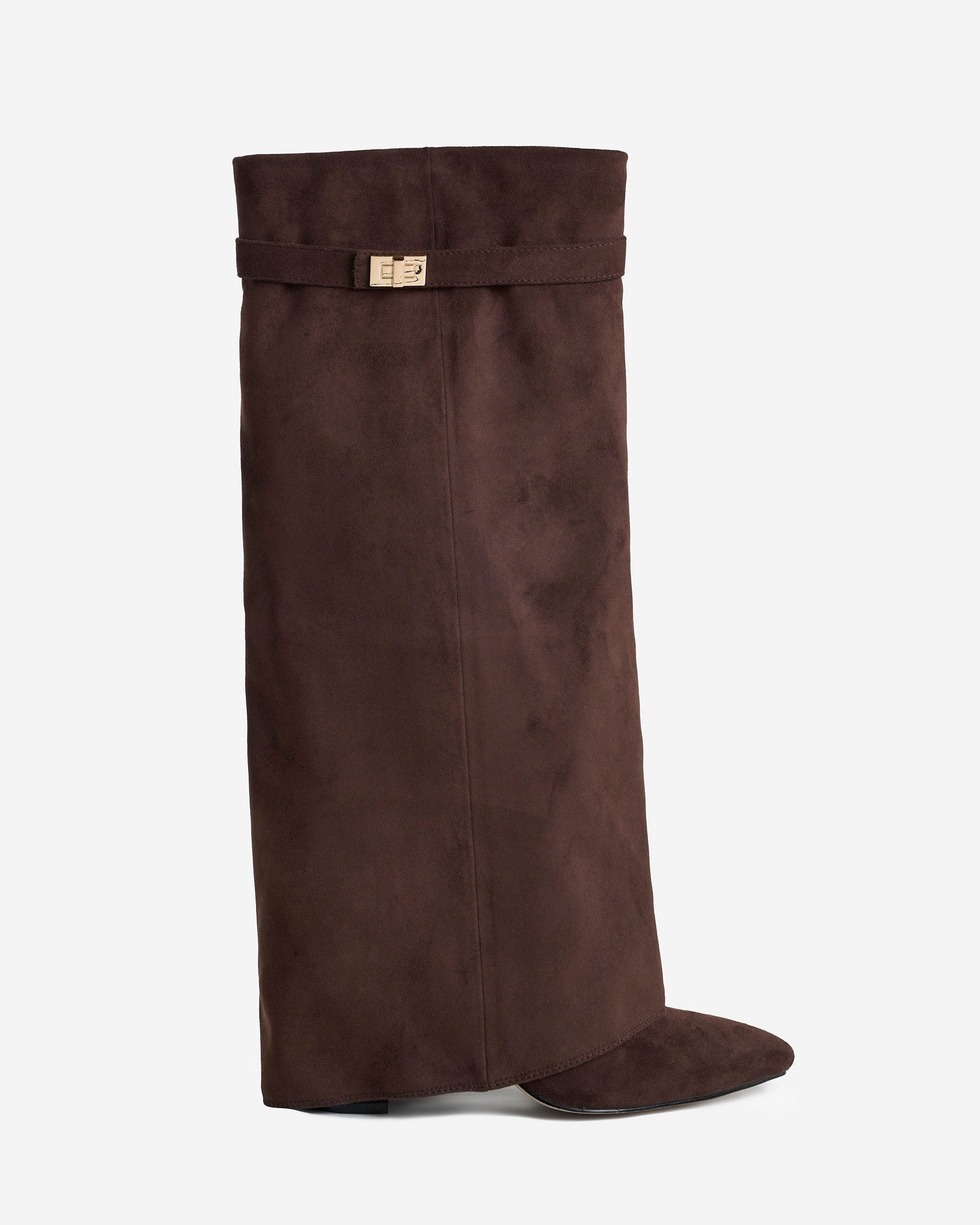 Bottes en daim Lavista hauteur genou - Marron