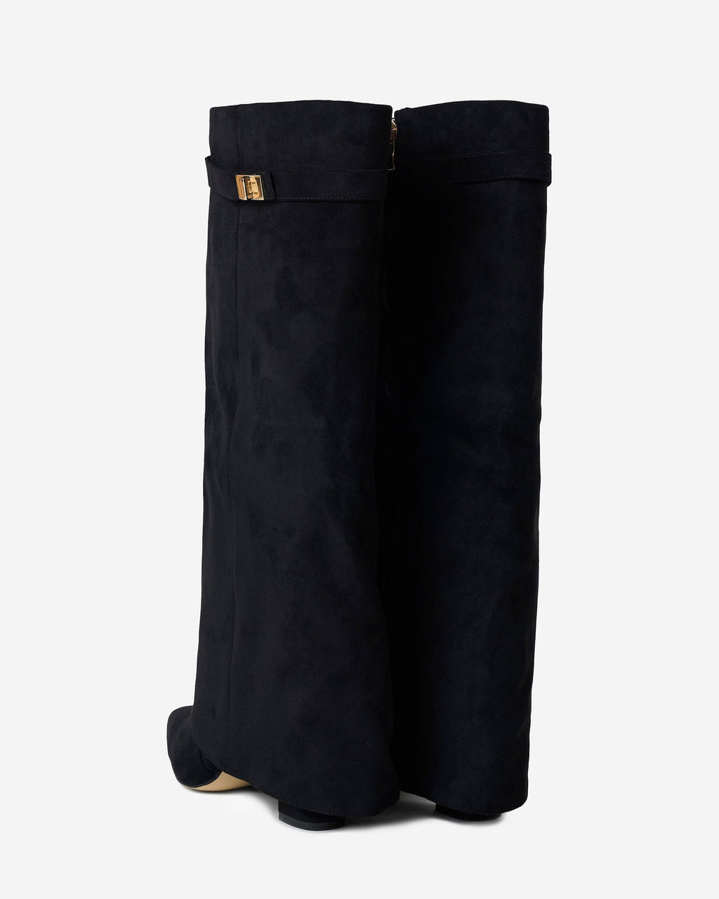 Bottes en daim Lavista hauteur genou - Noir
