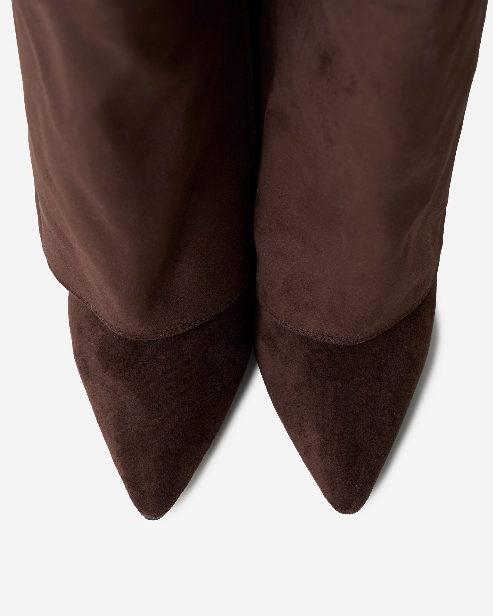 Bottes en daim Lavista hauteur genou - Marron