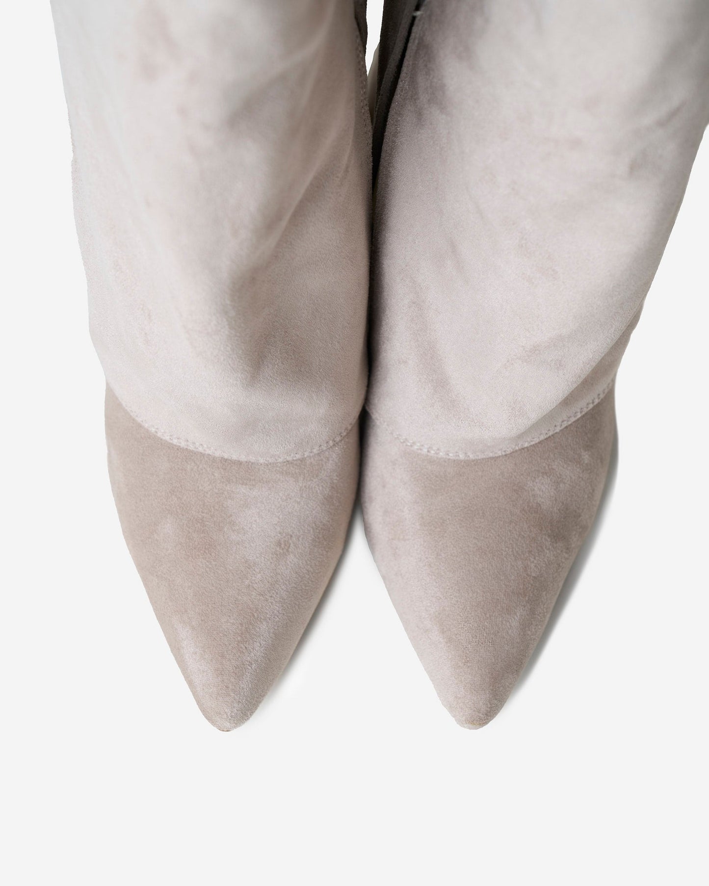 Bottes en daim Lavista hauteur genou - Taupe
