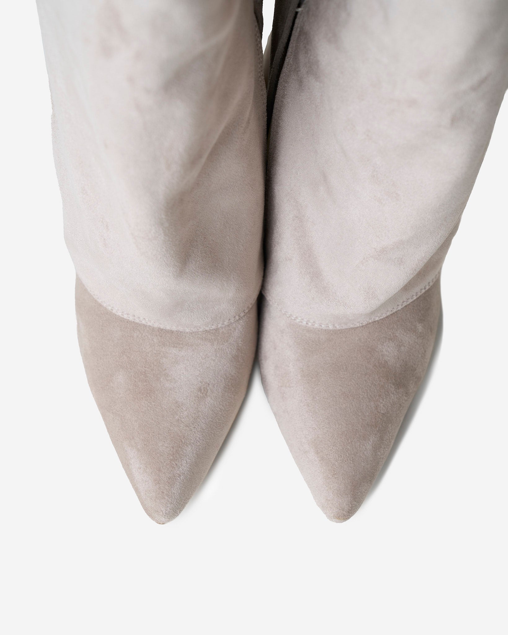 Bottes en daim Lavista hauteur genou - Taupe