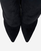 Bottes en daim Lavista hauteur genou - Noir