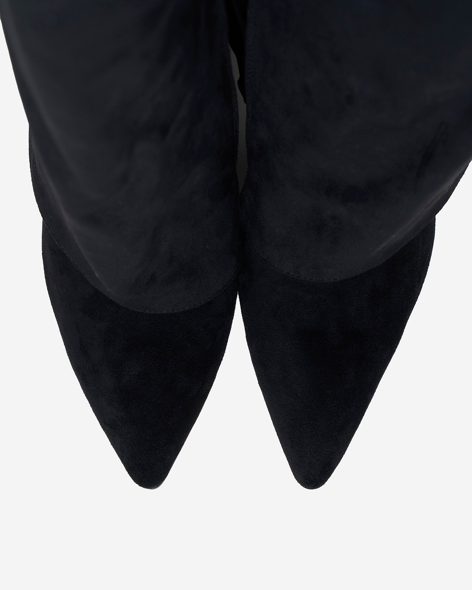 Bottes en daim Lavista hauteur genou - Noir
